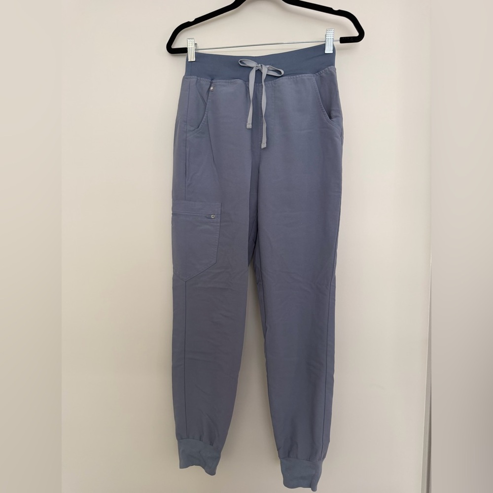 Figs Blue/Gray Scrub Joggers